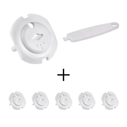 Gyermekbiztonsági zár elektromos konnektorokhoz 6 + 1 db.