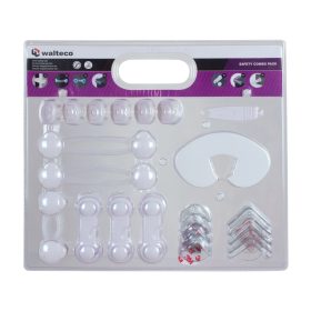 Gyermekbiztonsági zár készlet 28 darabos.