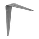 Lemezkonzol 150x125mm teherbírás 18 kg ezüst