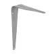 Lemezkonzol 200x150mm teherbírás 18 kg ezüst