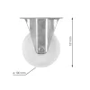 Szállítókerék fix 100 mm átmérőjű nejlon