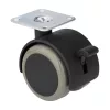 Bútorkerék fékkel átmérő 50 mm teherbírás 50 kg