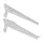 Oldalsó gerenda 280 mm, fehér, 1 pár