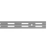 Kétsoros szalag 25x12mm, hossz 2000mm, ezüst