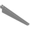 Kétsoros szalag 25x12mm, hossz 2000mm, ezüst