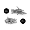 35x30 mm átmérőjű + 35x45 mm átmérőjű csavarok 20+20 db