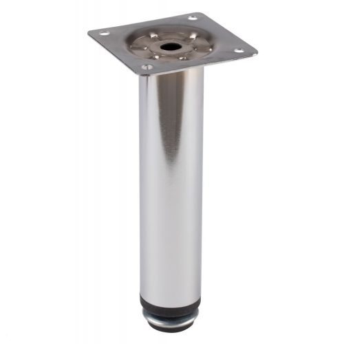 Kerek bútorláb átmérő 30 mm magasság 150 mm állítócsavarral együtt krómozott