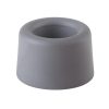 Ajtóütköző átmérő 40x25mm csavarozható szürke