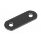 Összekötő lemez 40x15x2mm fekete