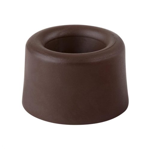 Ajtóütköző átmérő 40x25mm csavarozható barna