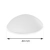 Ajtóütköző 40 mm átmérőjű öntapadós fehér