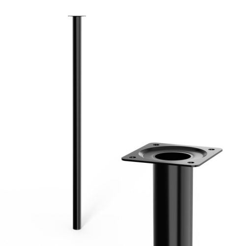 Kerek bútorláb átmérő 30mm magasság 750mm fekete