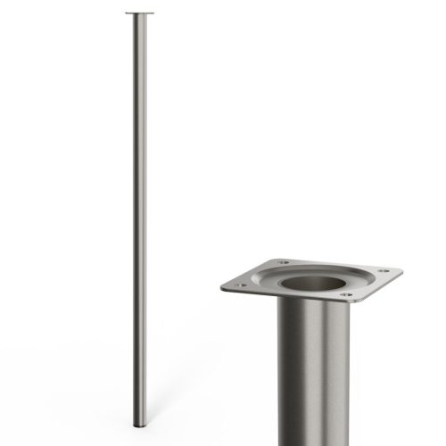 Kerek bútorláb átmérő 30mm magasság 900mm szálcsiszolt nikkel