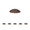 Ajtóütköző 40 mm átmérőjű öntapadós barna