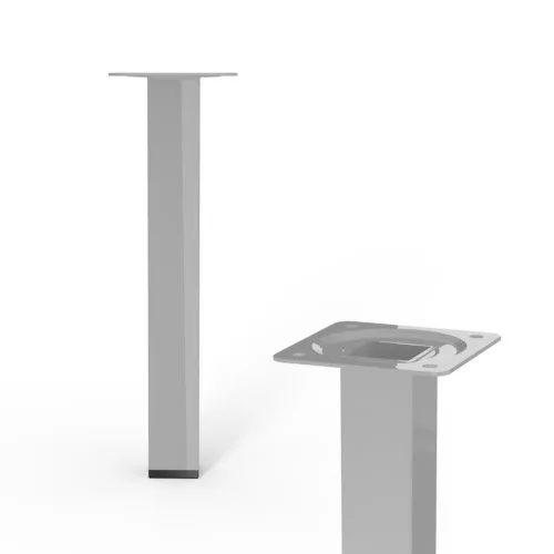 Bútorláb négyzet alakú 25x25x200mm szürke
