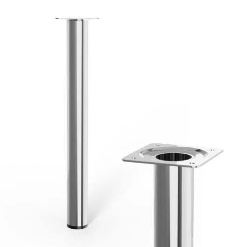 Kerek bútorláb átmérő 30mm magasság 300mm króm