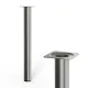 Kerek bútorláb 30 mm átmérőjű 300 mm magas rozsdamentes acél kivitelben