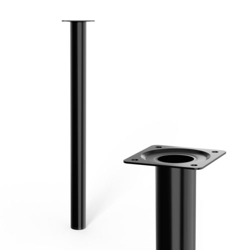 Kerek bútorláb átmérő 30mm magasság 400mm fekete