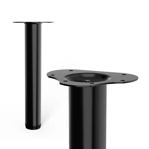 Kerek bútorláb átmérő 60 mm magasság 400 mm fekete
