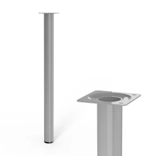 Kerek bútorláb átmérő 30mm magasság 400mm szürke