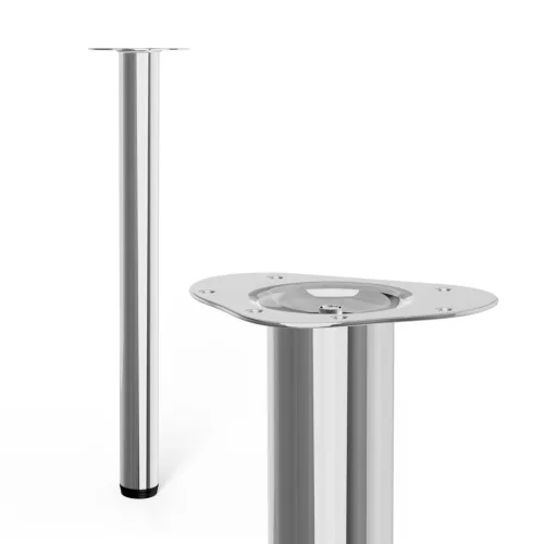 Kerek bútorláb átmérő 60mm magasság 700mm króm