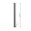 Kerek bútorláb 60 mm átmérőjű 700 mm magas rozsdamentes acél kivitelben