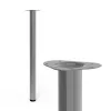 Kerek bútorláb átmérő 60mm magasság 900mm szürke