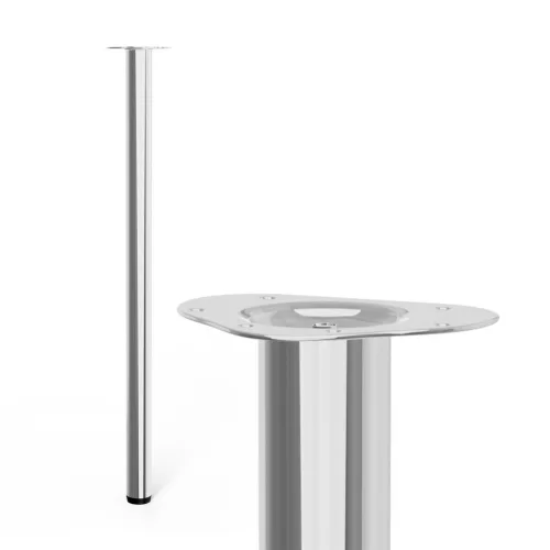 Kerek bútorláb átmérő 60mm magasság 1100mm króm