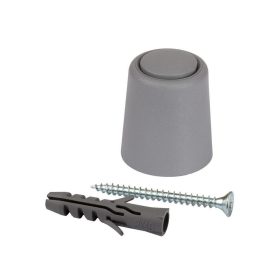   Ajtóütköző átmérő 24x30mm műanyag csavarozható szürke