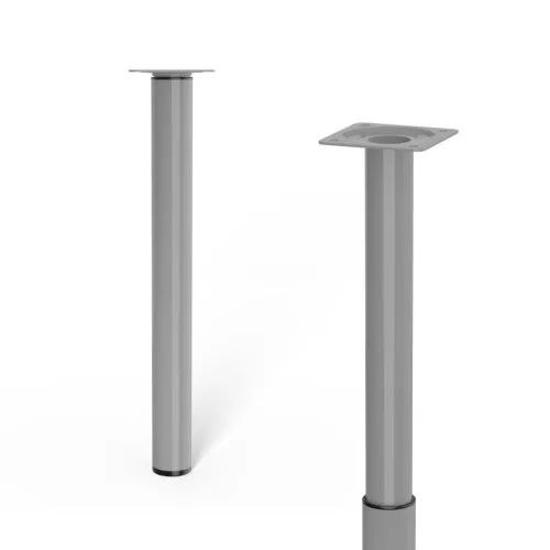 Bútorláb átmérője 30 mm magassága 300-500 mm között állítható szürke