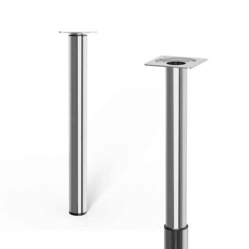 Bútorláb átmérője 30 mm magassága 300-500 mm króm