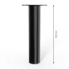 Kerek bútorláb átmérő 30mm magasság 150mm fekete