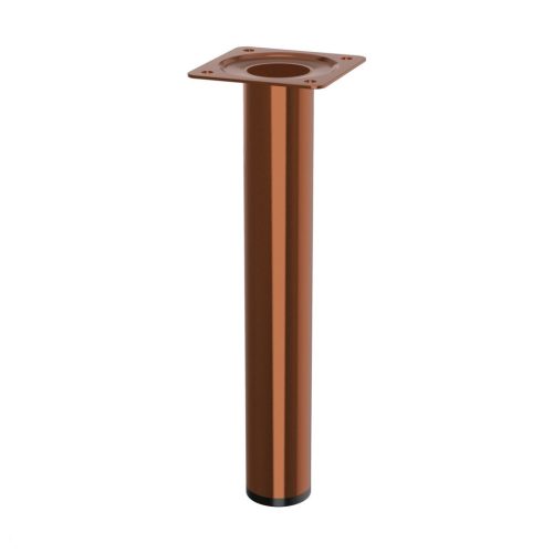 Kerek bútorláb átmérő 30mm magasság 200mm fényes réz