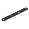 Összekötő lemez 120x15x2mm fekete