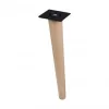 Nordic bútorláb 300mm kúpos/egyenes lakkozott bükkfa