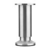 Bútorláb átmérője 38 mm magassága állítható 120-135 mm teherbírás 250 kg szálcsiszolt alumínium