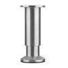 Bútorláb átmérője 38 mm magassága állítható 120-135 mm teherbírás 250 kg szálcsiszolt alumínium