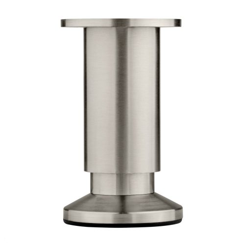 Bútorláb átmérője 38 mm magassága 100-115 mm között állítható 250 kg szálcsiszolt nikkel