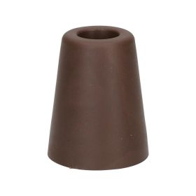 Ajtóütköző átmérő 50x60mm csavarozható barna