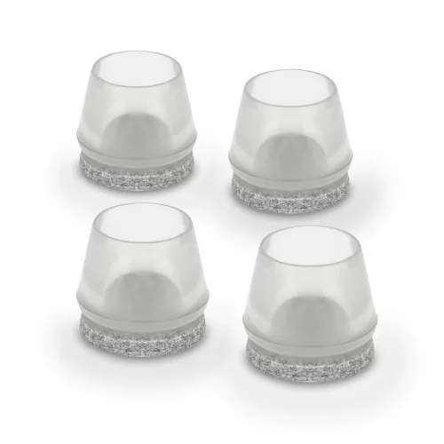 Filc sapka átmérője 22-24 mm átlátszó 4 db.