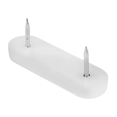 Csúszótalp szegekkel 50×15×65 mm fehér 8 db