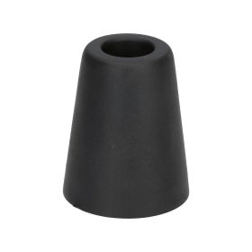 Ajtóütköző átmérő 50x60mm csavarozható fekete