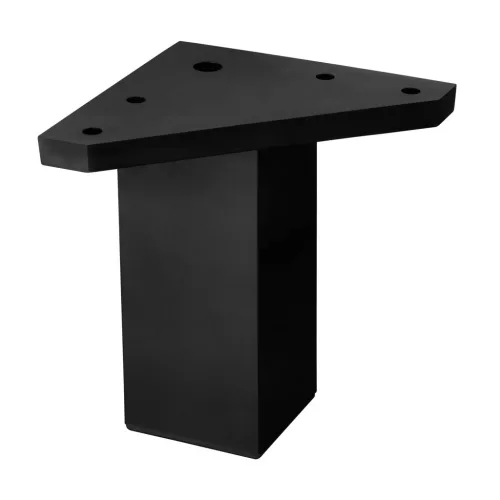 Bútorláb szett 40x40mm magasság 100mm fekete 4 db