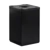Bútorláb 40x40x60mm 50 kg alumínium kivitel fekete 4 db.