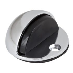 Ajtóütköző átmérő 45x25mm csavarozható króm