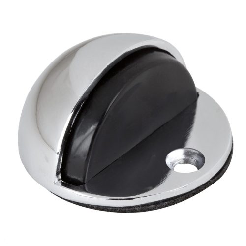 Ajtóütköző átmérő 45x25mm csavarozható króm