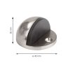 Ajtóütköző átmérő 45x25mm csavarozható matt nikkel