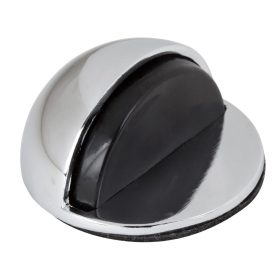 Ajtóütköző 45x24 mm átmérőjű öntapadós krómozott
