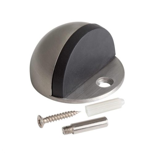 Ajtóütköző 45x25 mm átmérőjű csavarozható rozsdamentes acél kivitel