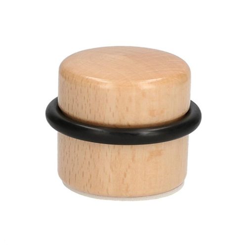 Ajtóütköző átmérő 37x30mm fa öntapadós bükk